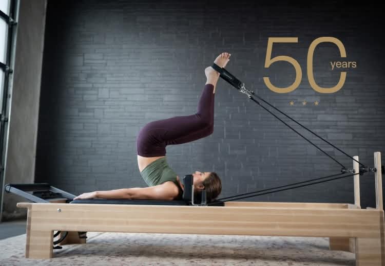 woman on reformer